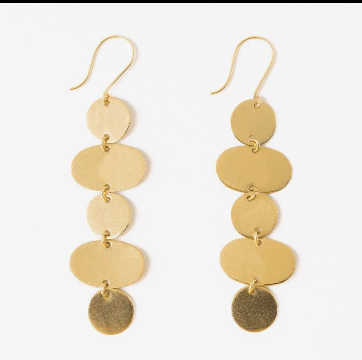 Ink + Alloy Gretchen Oval Circle Earrings