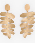 Ink + Alloy Leaf Drop Earrings
