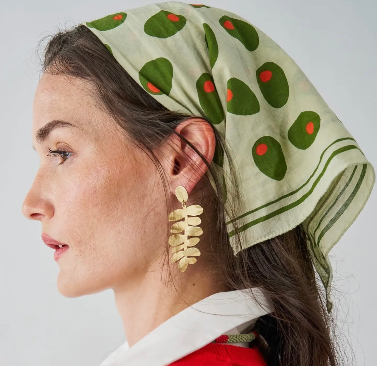 Ink + Alloy Leaf Drop Earrings