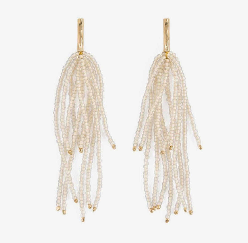 Ink + Alloy Marissa Bead Fringe Earrings