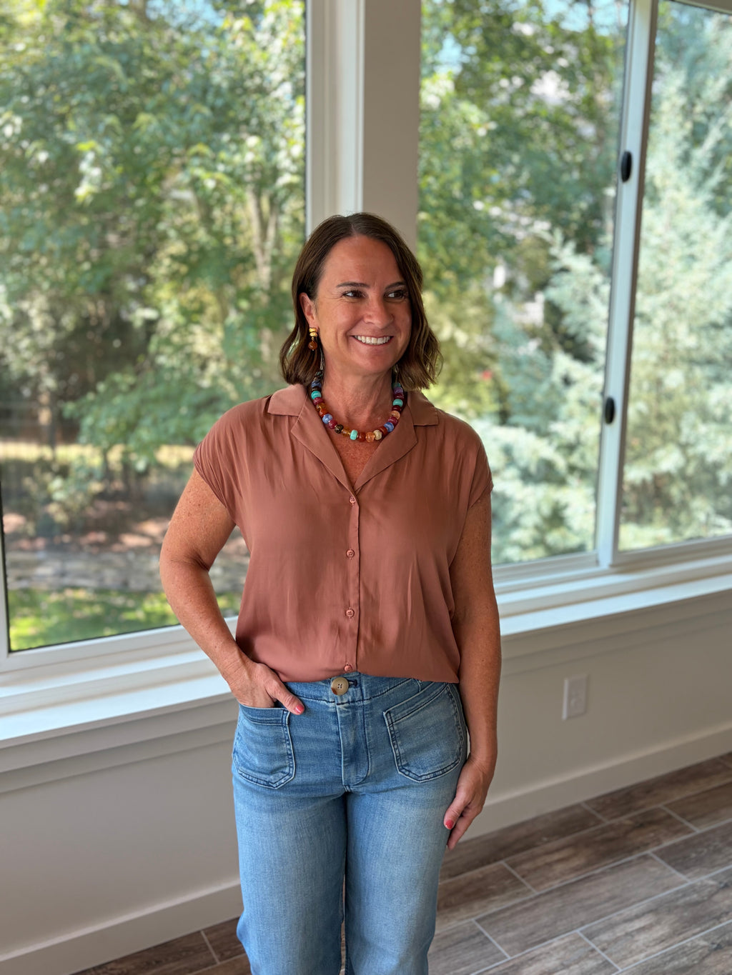 Belinda Button Down Blouse