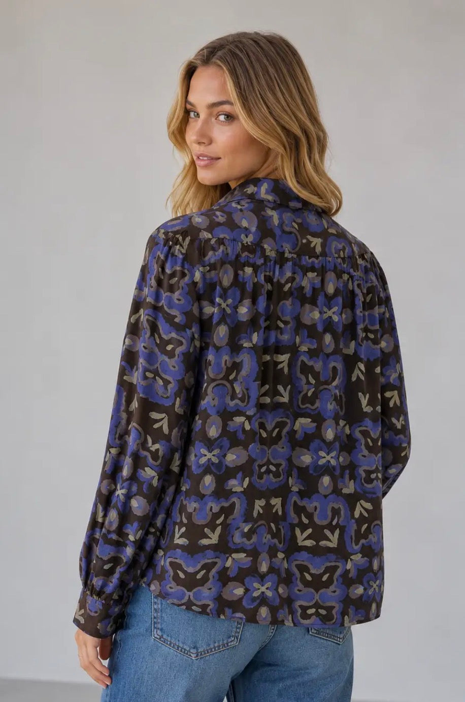 Patricia Abstract Blouse