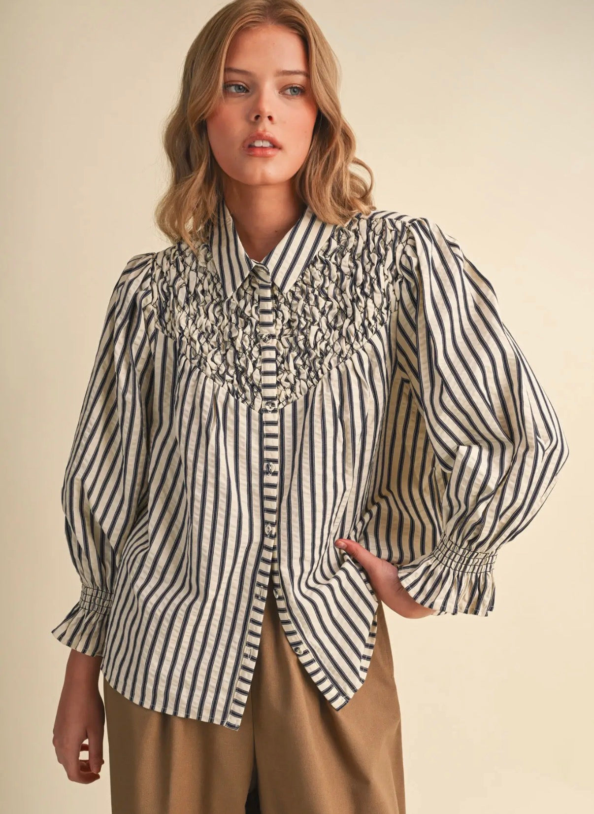 Sallie Striped Top