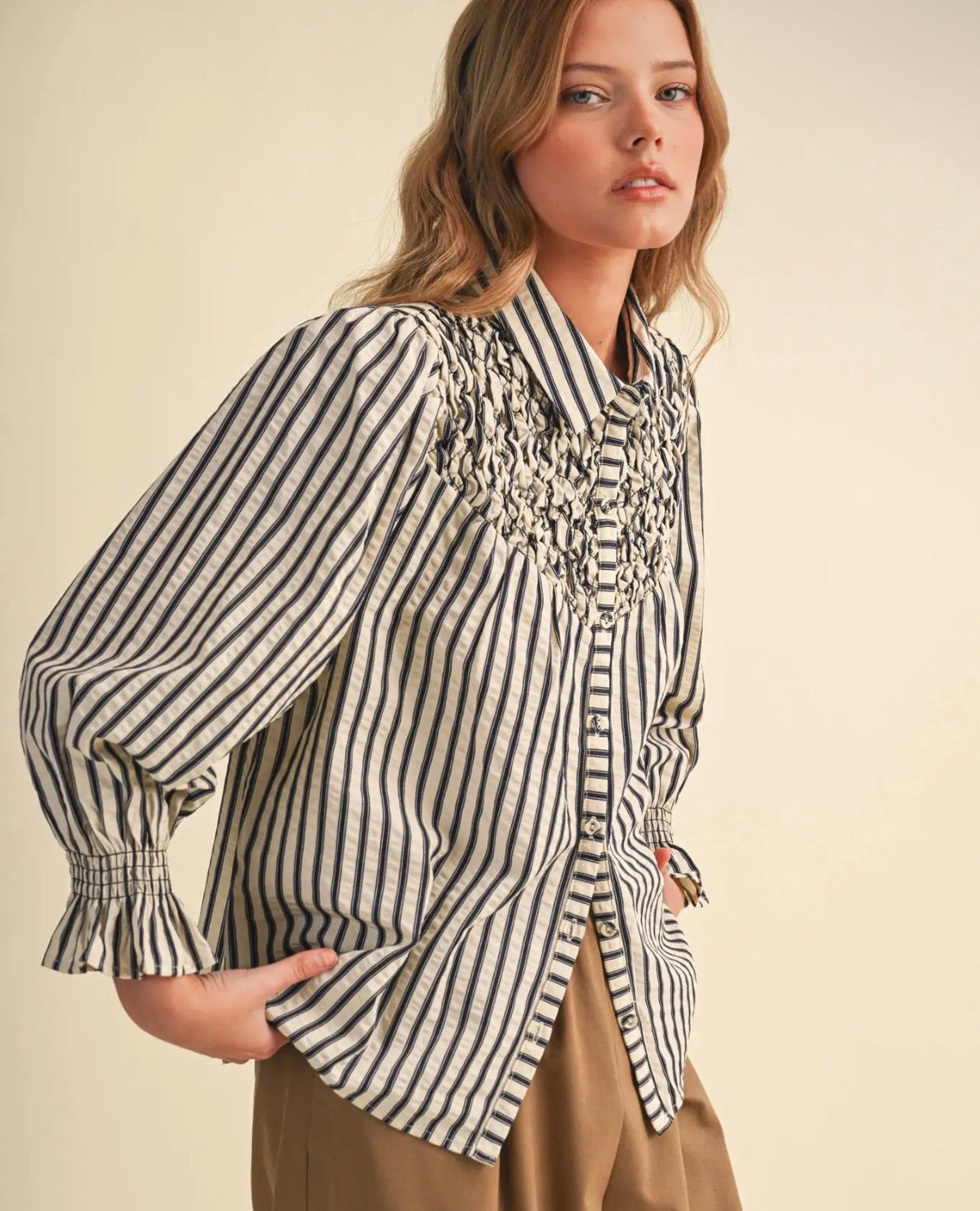 Sallie Striped Top