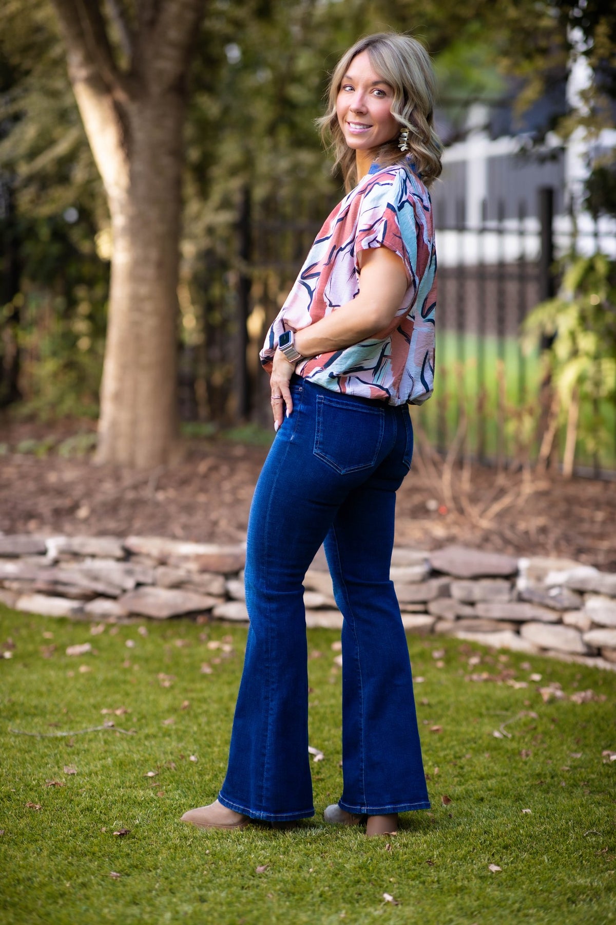Abby Abstract Blouse