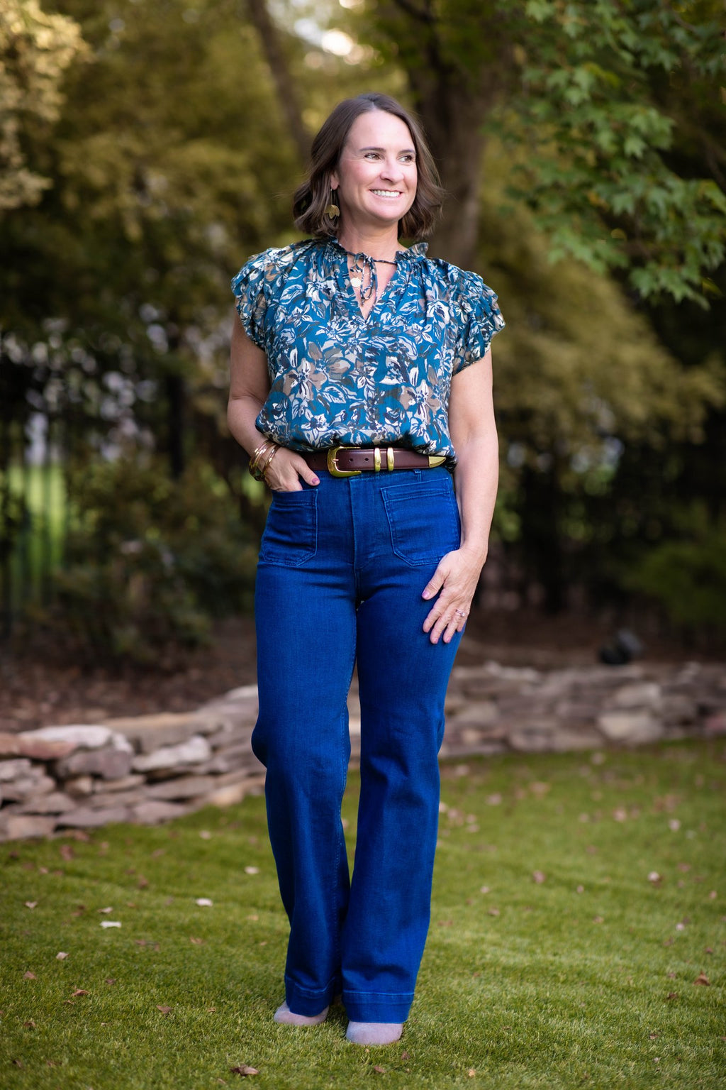 Rachel Ruffle Blouse