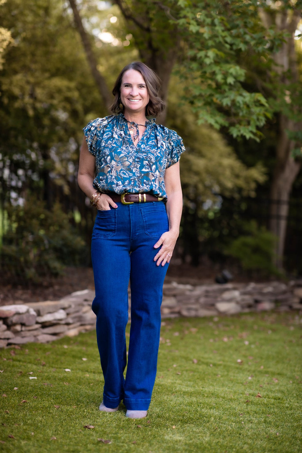 Rachel Ruffle Blouse