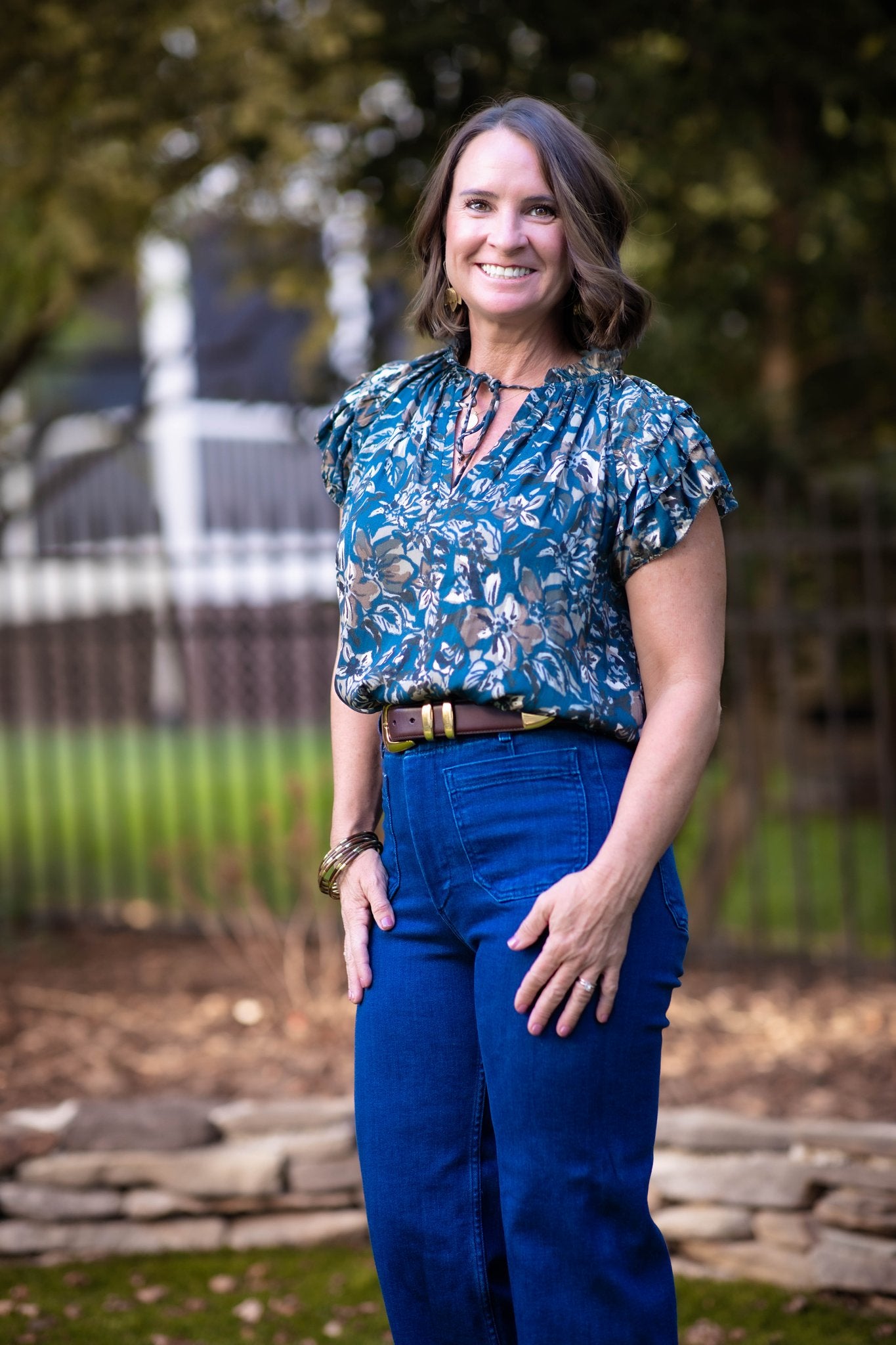 Rachel Ruffle Blouse