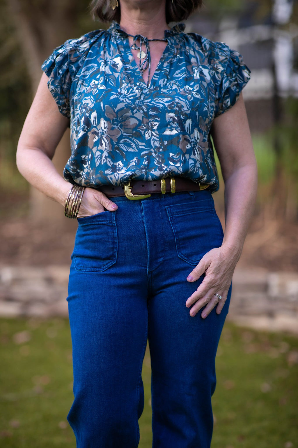 Rachel Ruffle Blouse