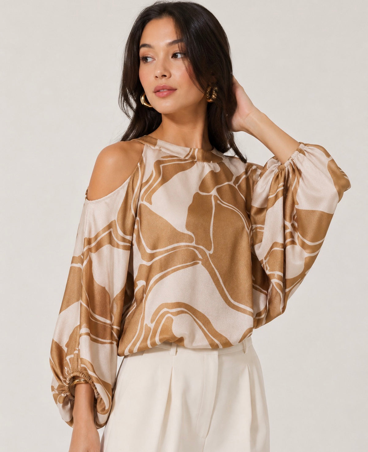 Alexis Satin Blouse