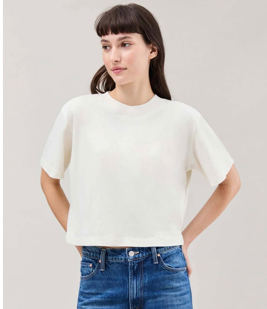 Richer Poorer Relaxed Crop Tee
