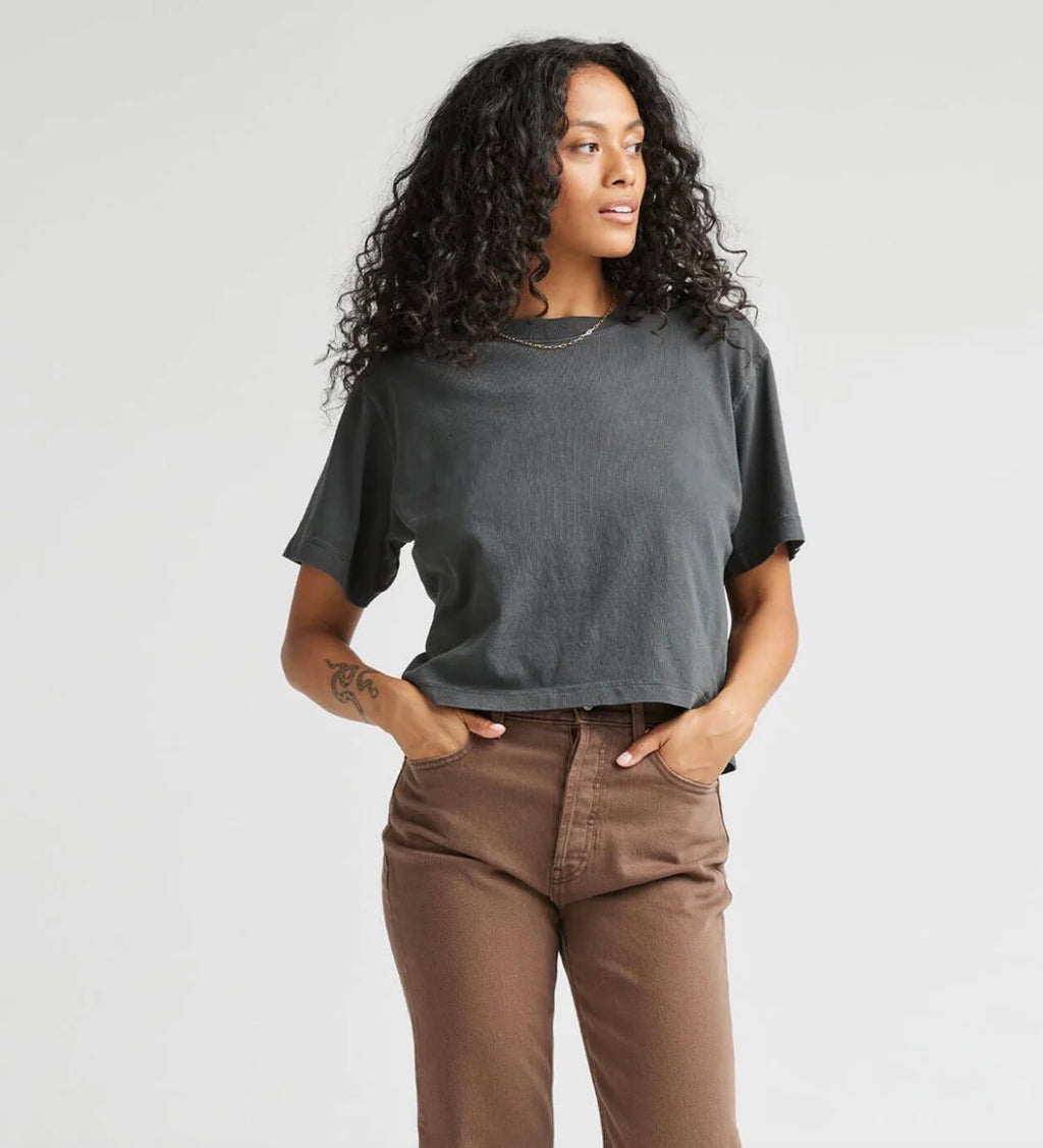 Richer Poorer Relaxed Crop Tee