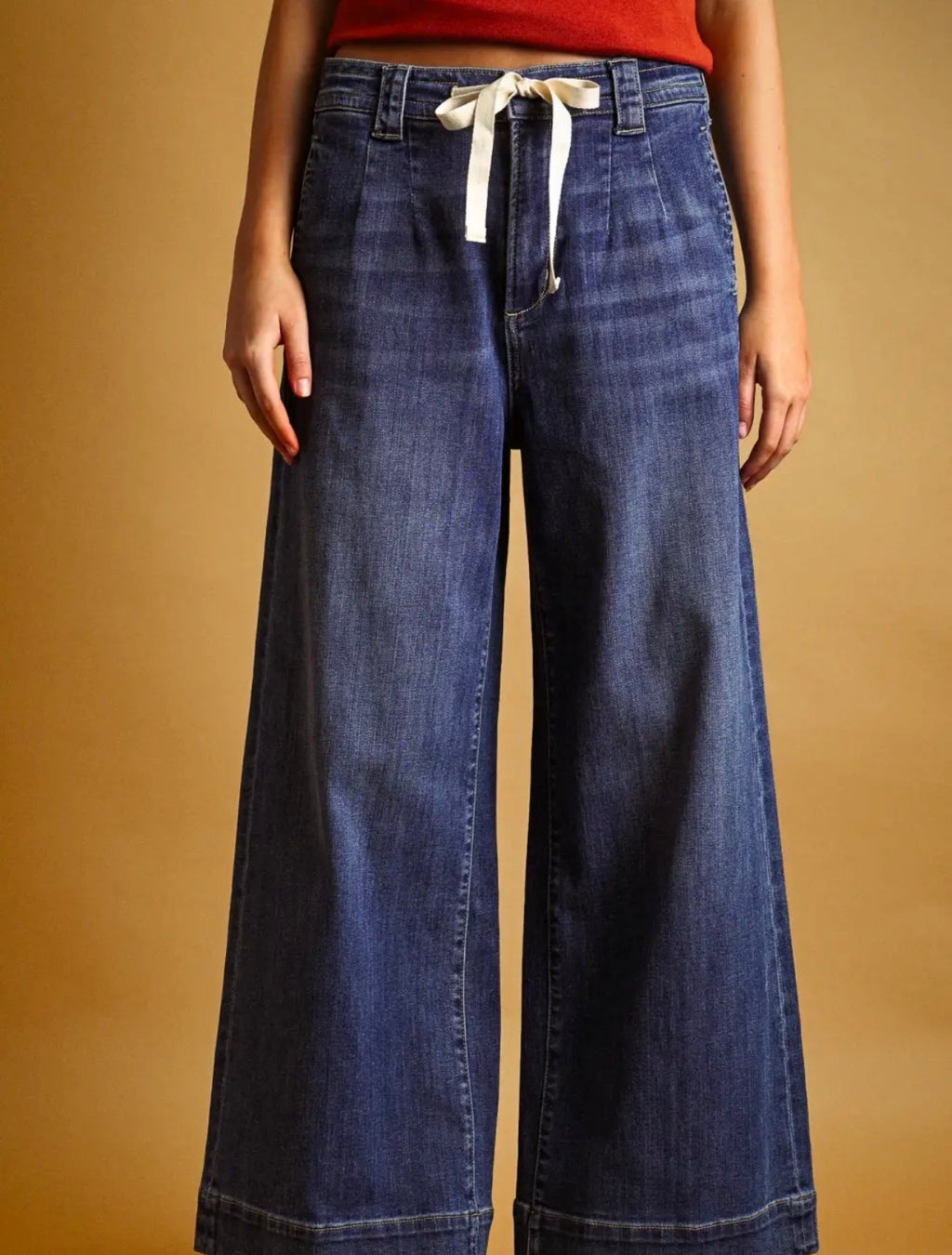 Sklyer Dark Tied Denim Pants