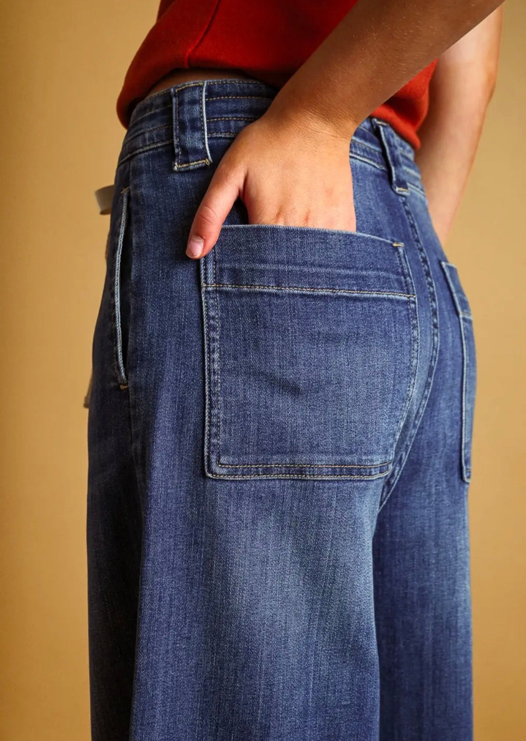 Sklyer Dark Tied Denim Pants