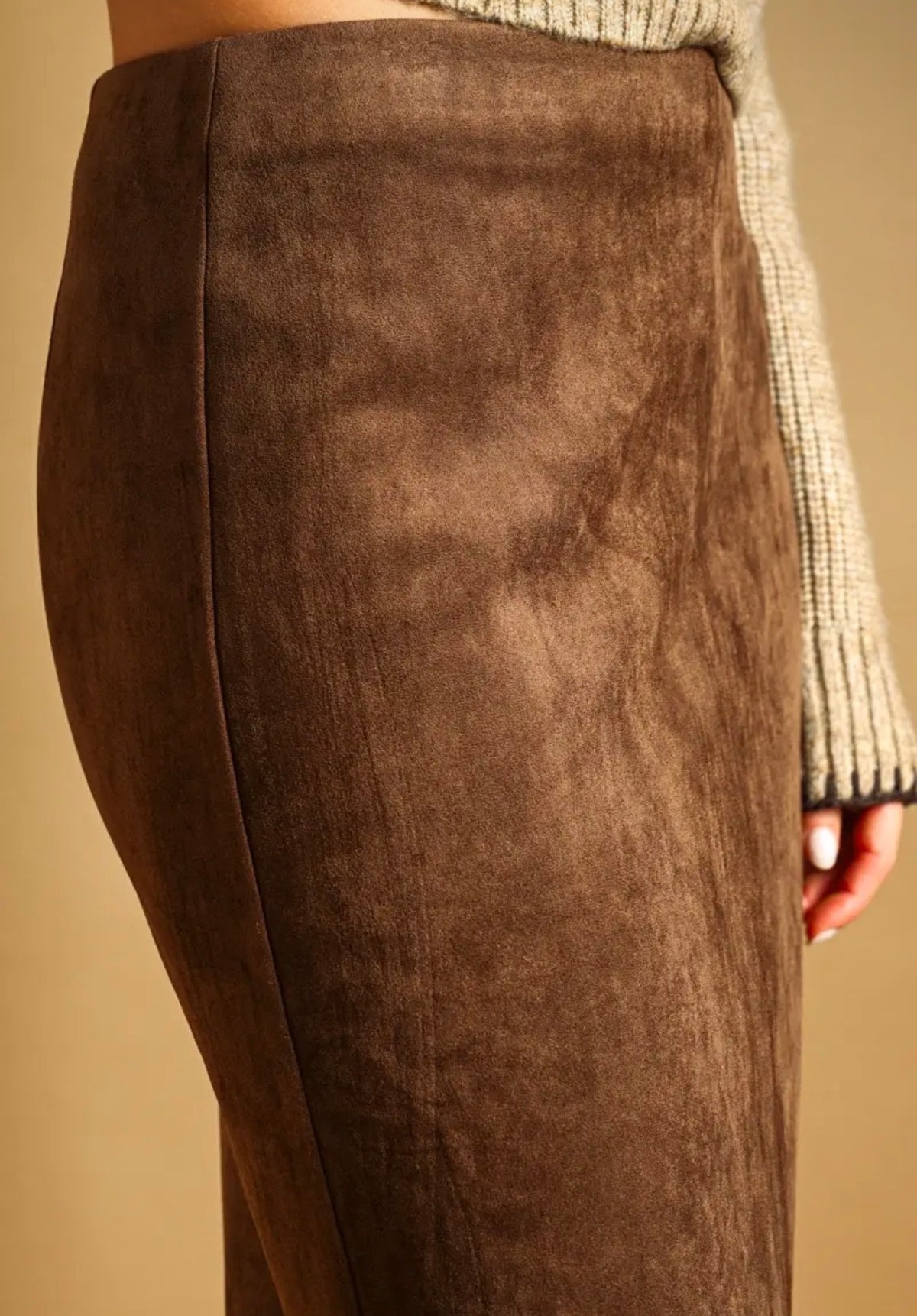 Victoria Suede Skirt