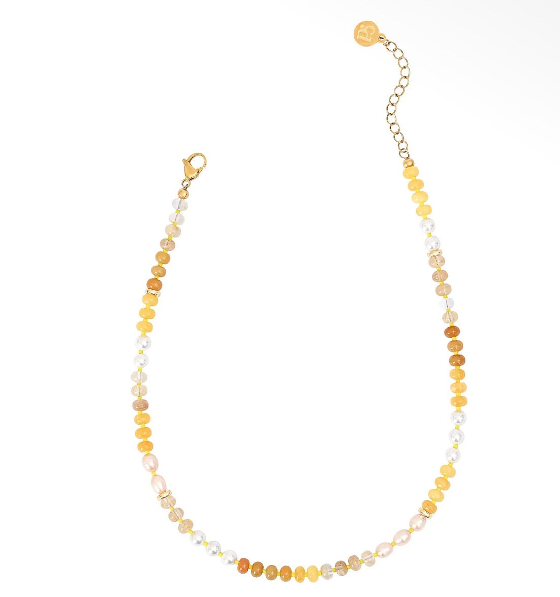 Blush Honey Jade Necklace by Cape Diablo