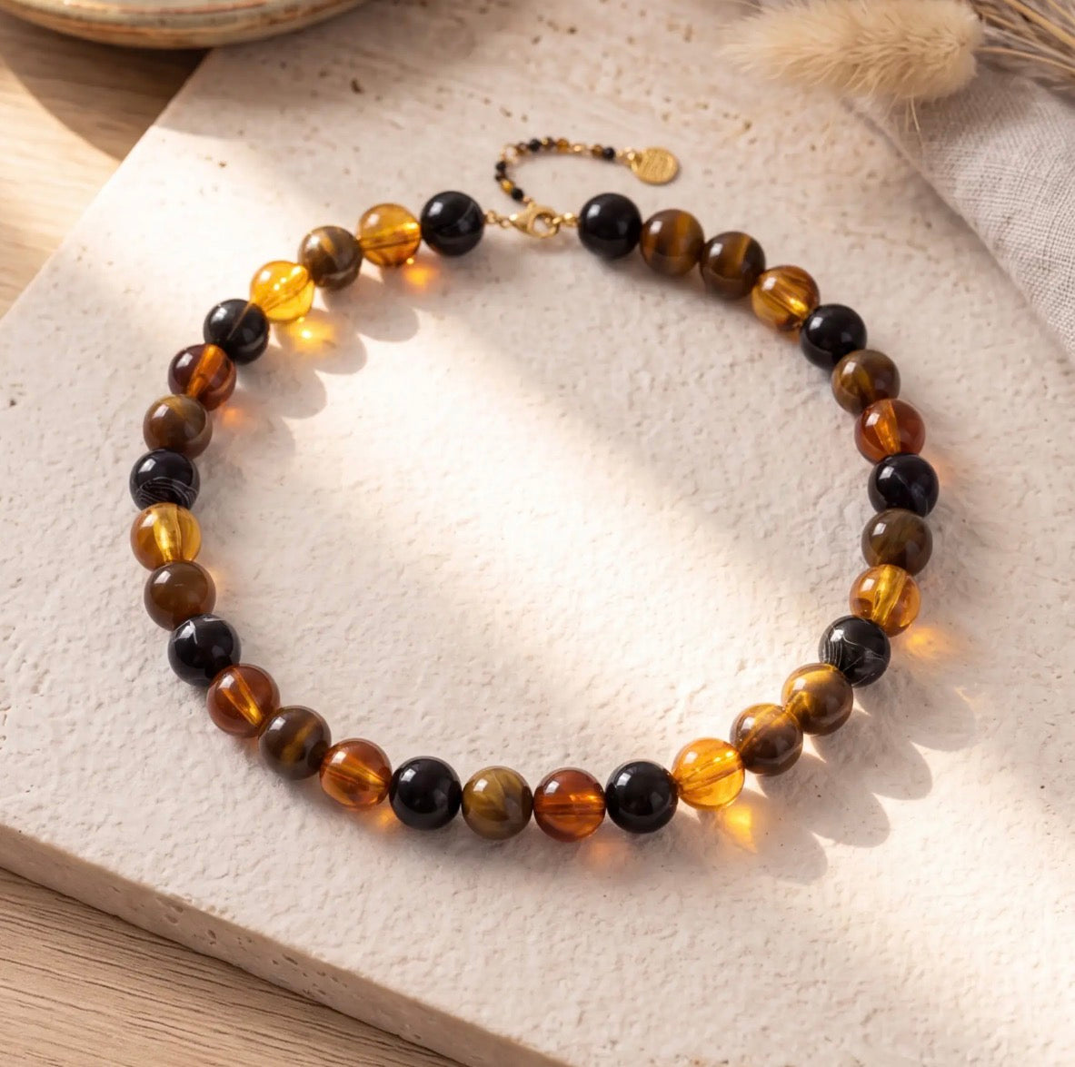 Toasted Caramel Necklace by Cape Diablo