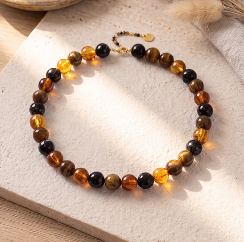 Toasted Caramel Necklace by Cape Diablo