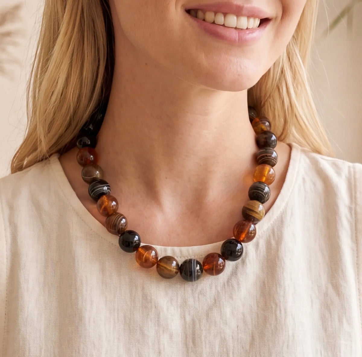 Toasted Caramel Necklace by Cape Diablo