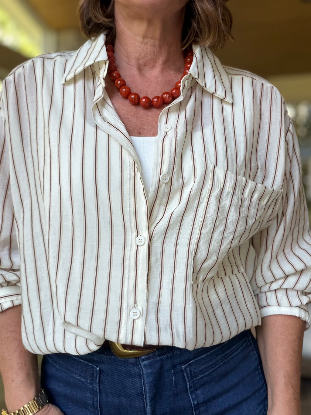 Emery Stripe Blouse