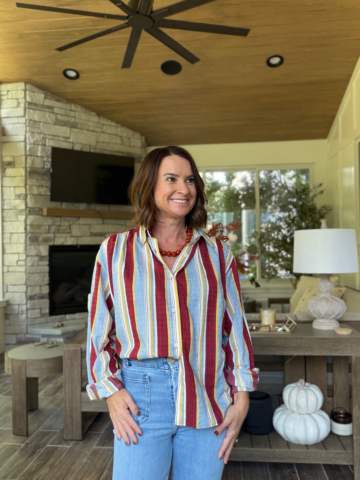 Sonia Stripe Blouse