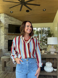Sonia Stripe Blouse