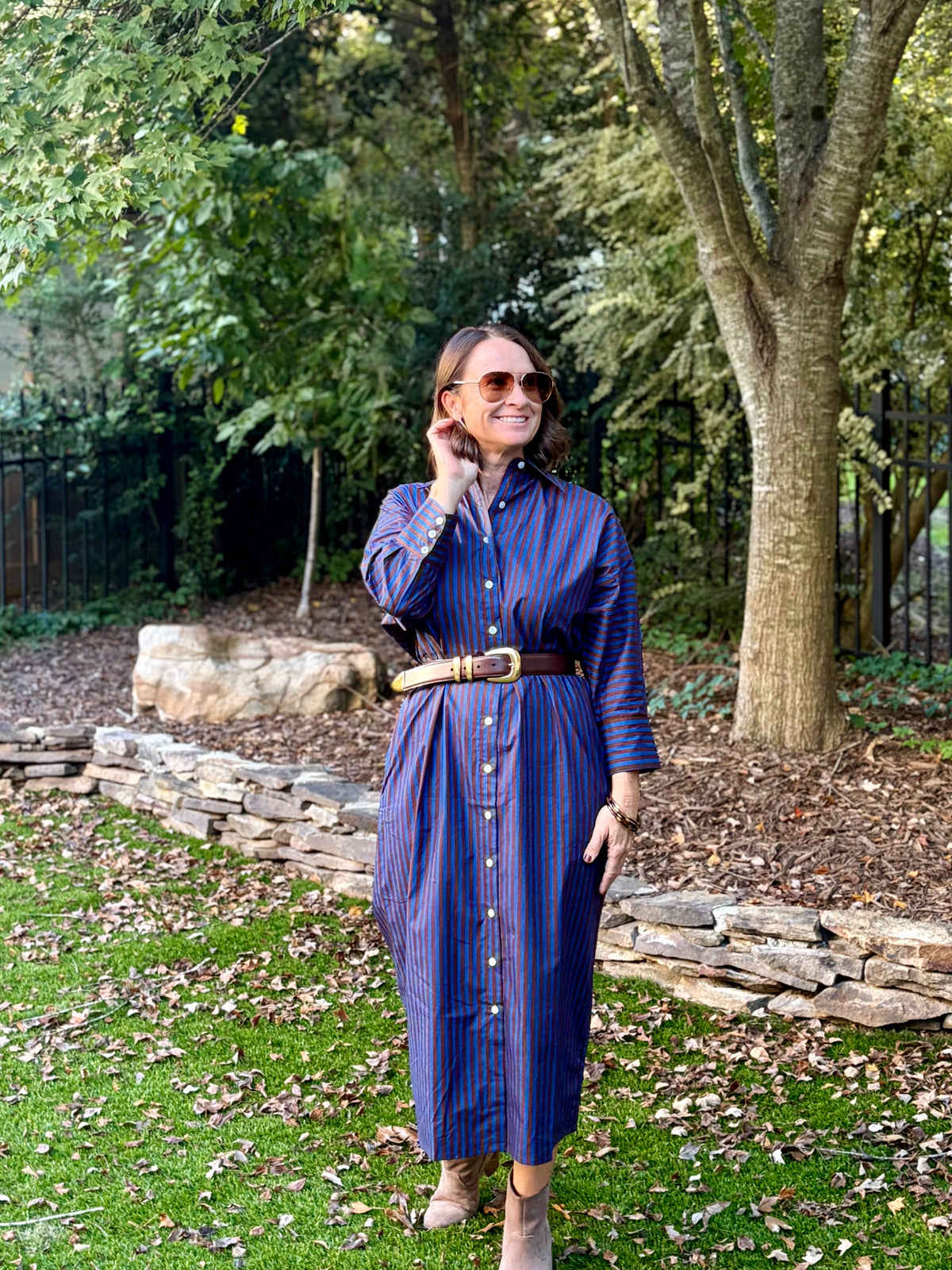 Tatum Shirt Dress by Ink + Alloy