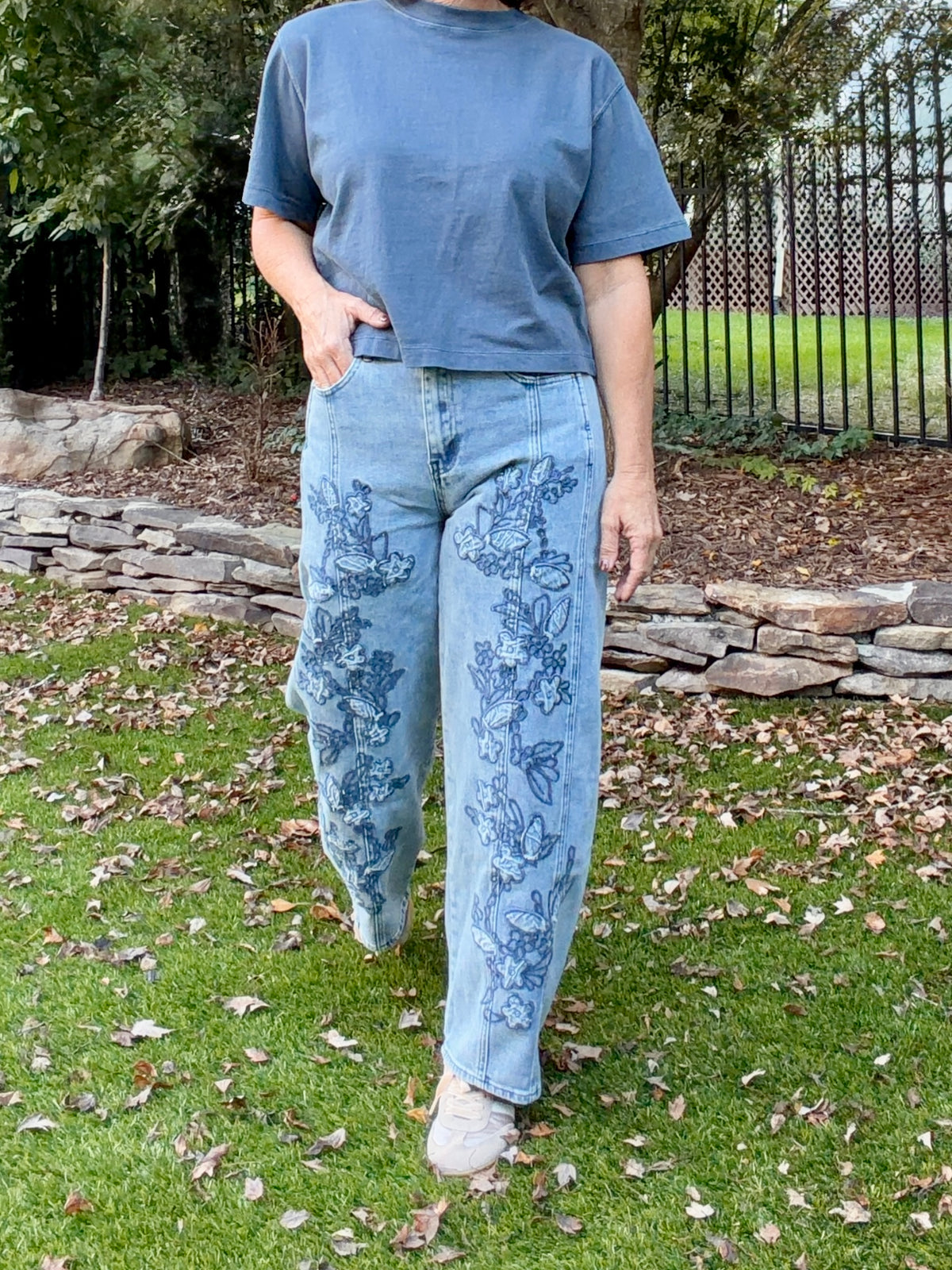 Evie Embroidered Jeans