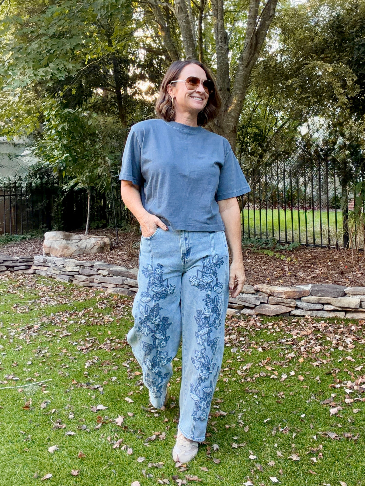Evie Embroidered Jeans