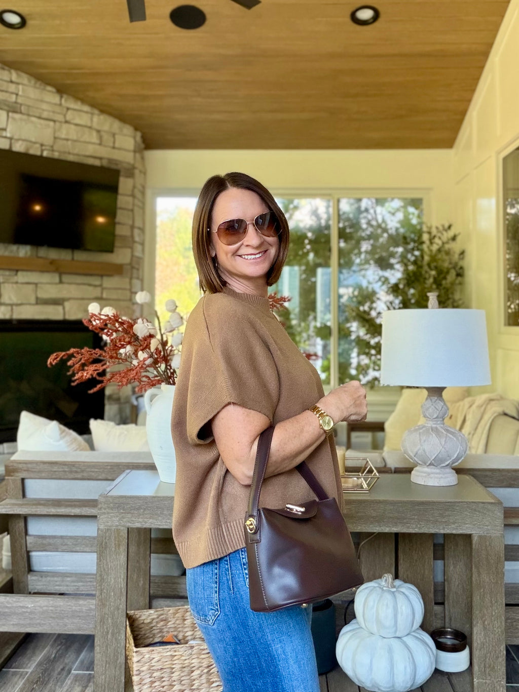 Sallie Short Sleeve Sweater