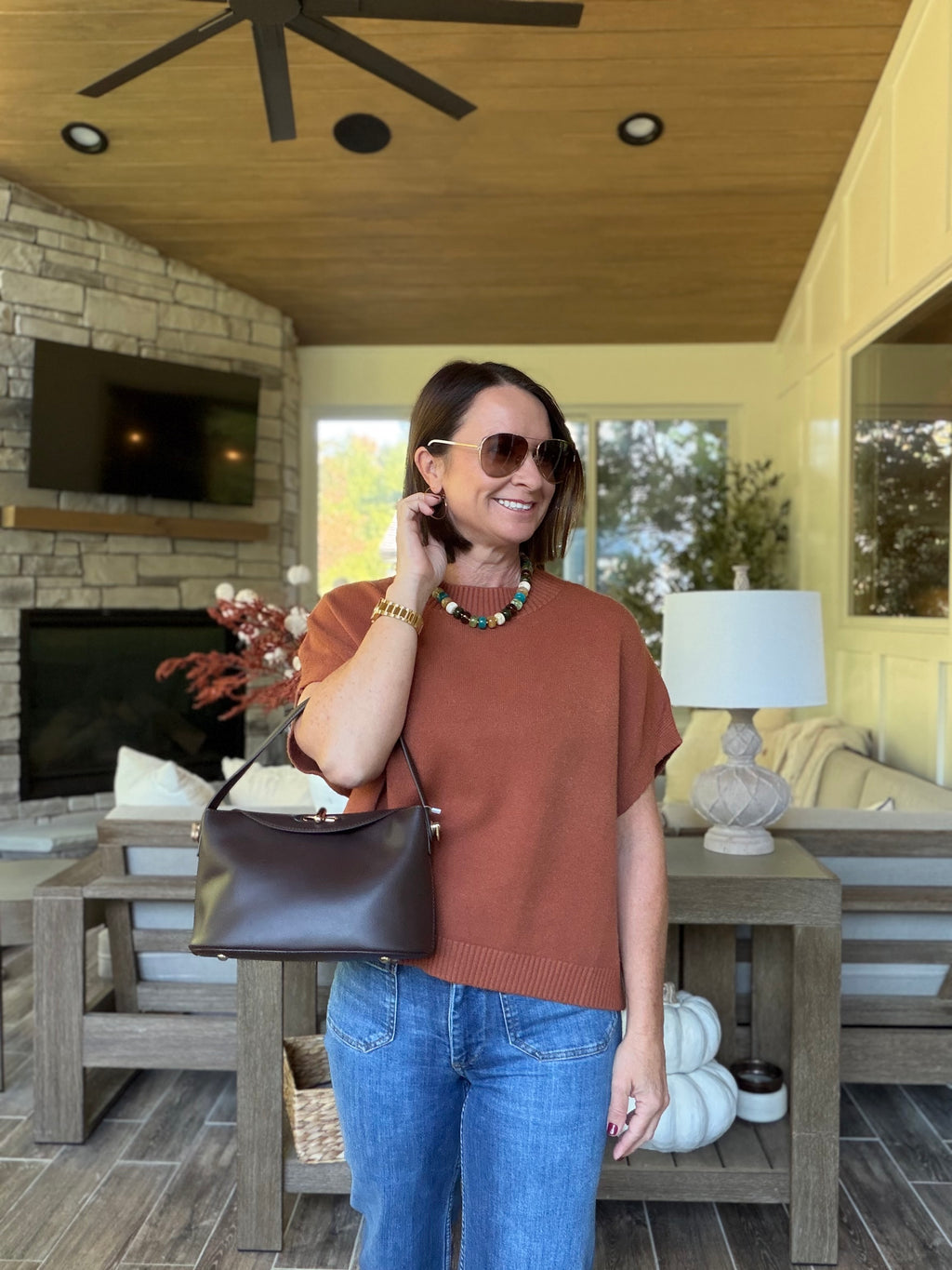 Sienna Short Sleeve Sweater