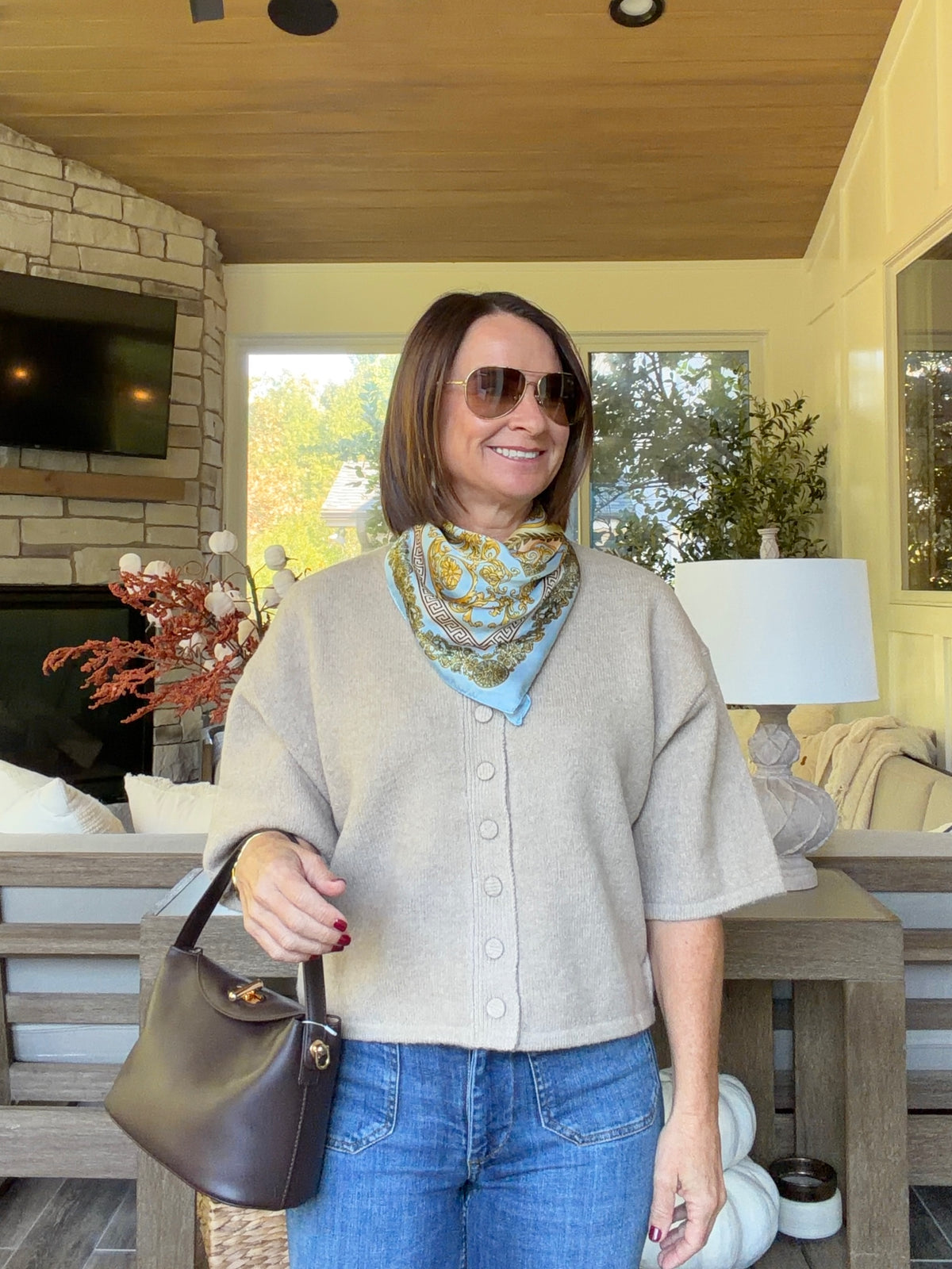 Isabel Button Sweater