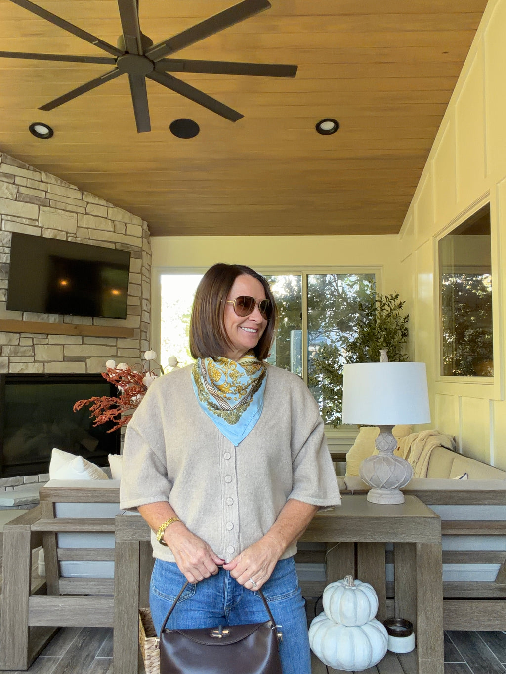 Isabel Button Sweater