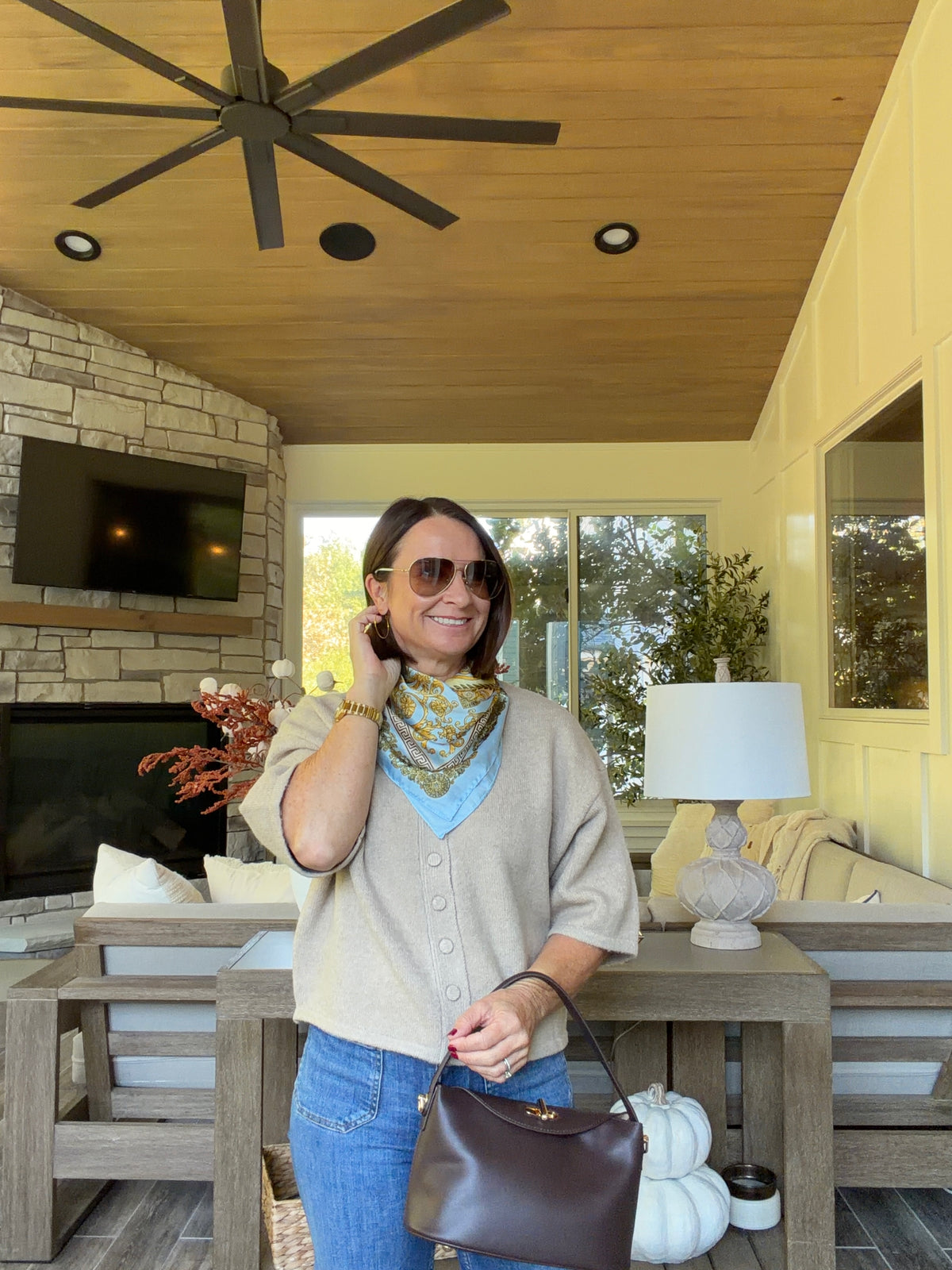 Isabel Button Sweater
