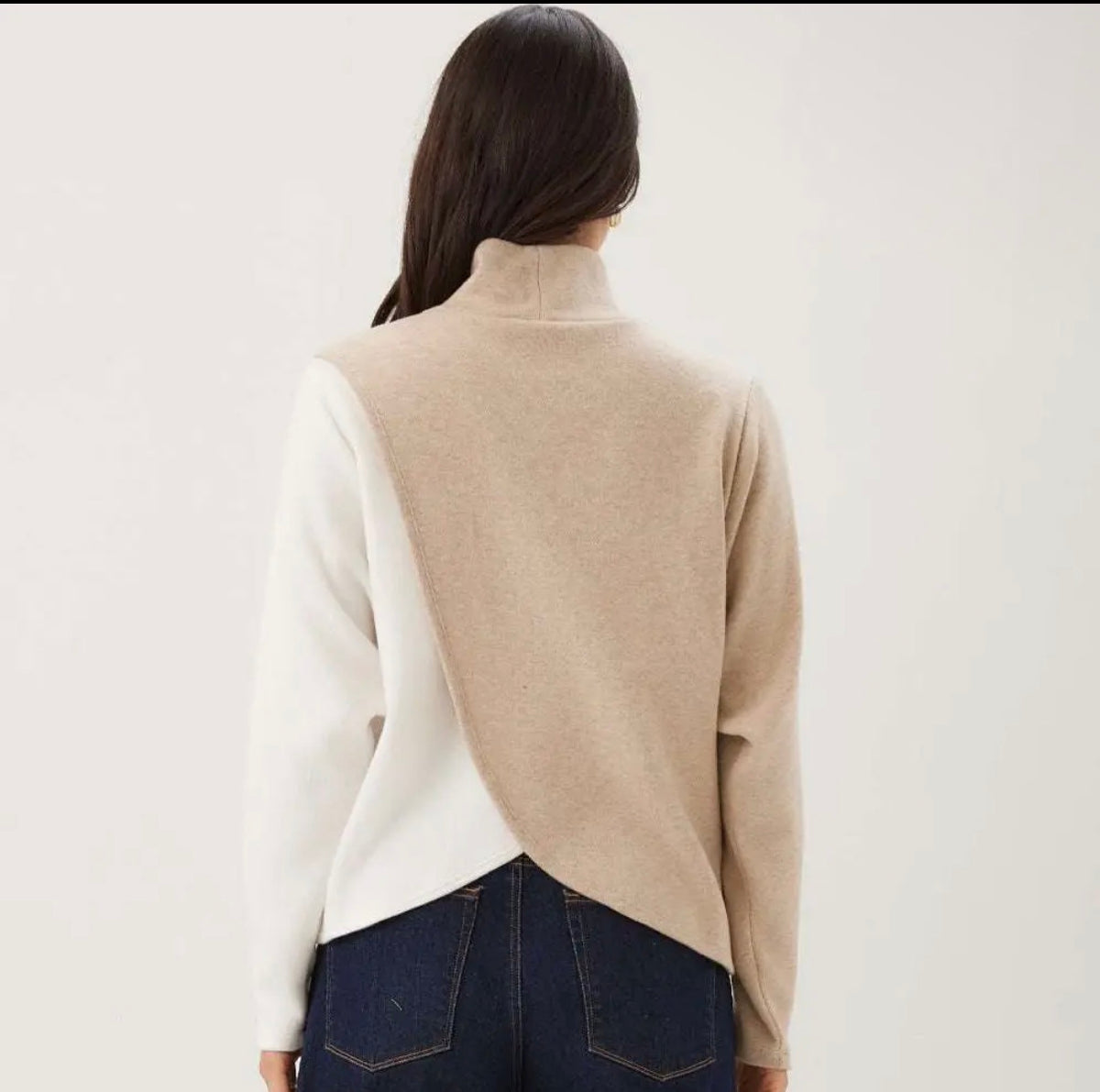 Elizabeth Color Block Sweater by Karen Kane