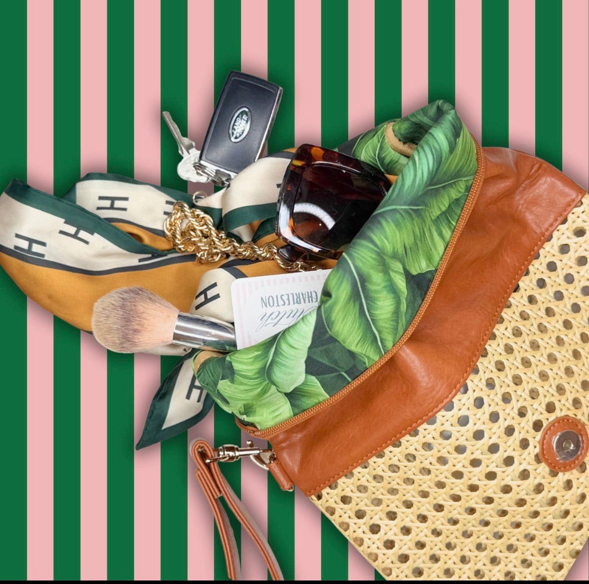 Cane Charleston Clutch