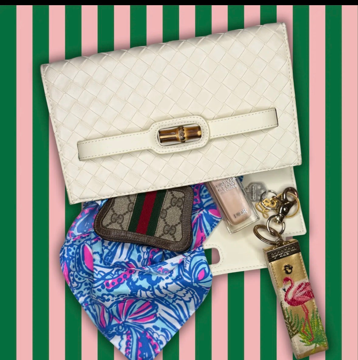 Woven Charleston Clutch