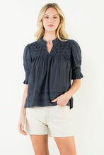 Load image into Gallery viewer, Natalia Navy Top by THML