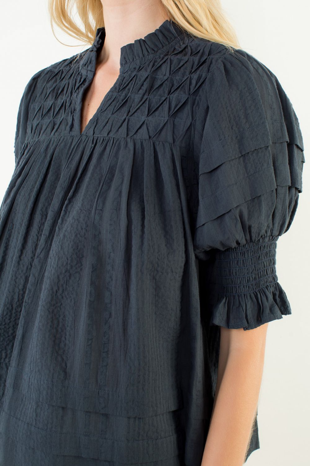 Natalia Navy Top by THML