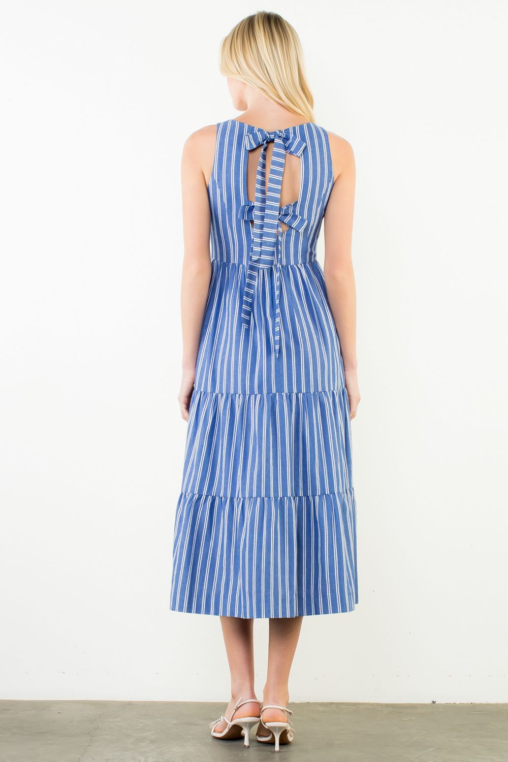 Susanna Striped Midi Dress by THML