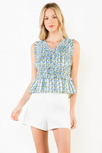 Load image into Gallery viewer, Flora Smocked Top by THML
