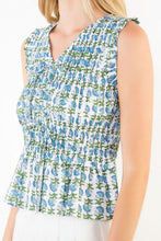 Load image into Gallery viewer, Flora Smocked Top by THML