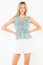 Load image into Gallery viewer, Flora Smocked Top by THML