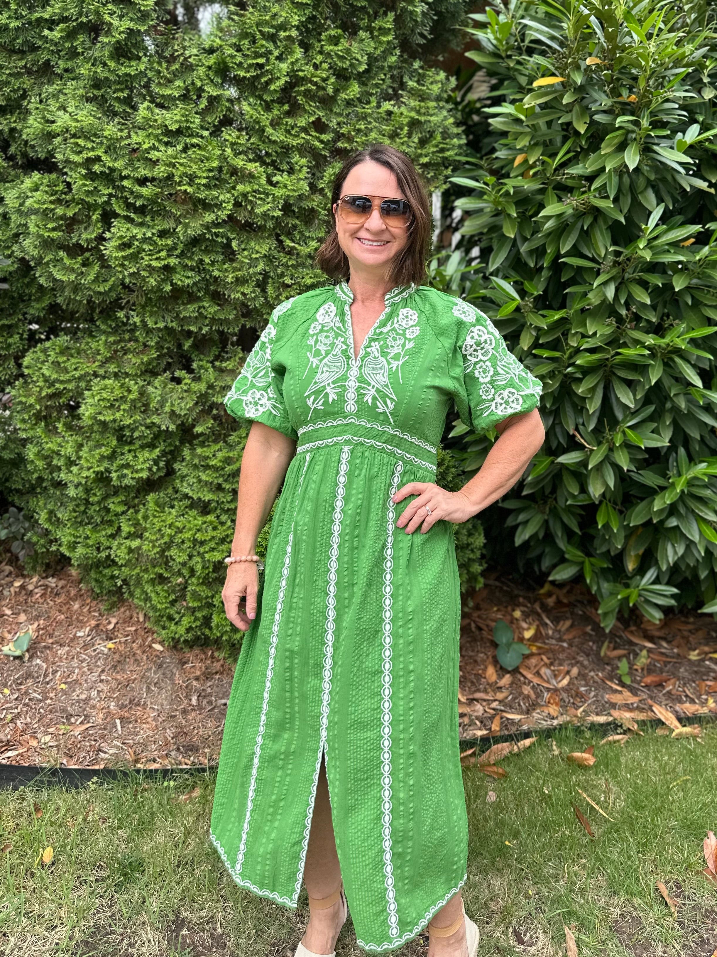 Gabriella Embroidered Dress