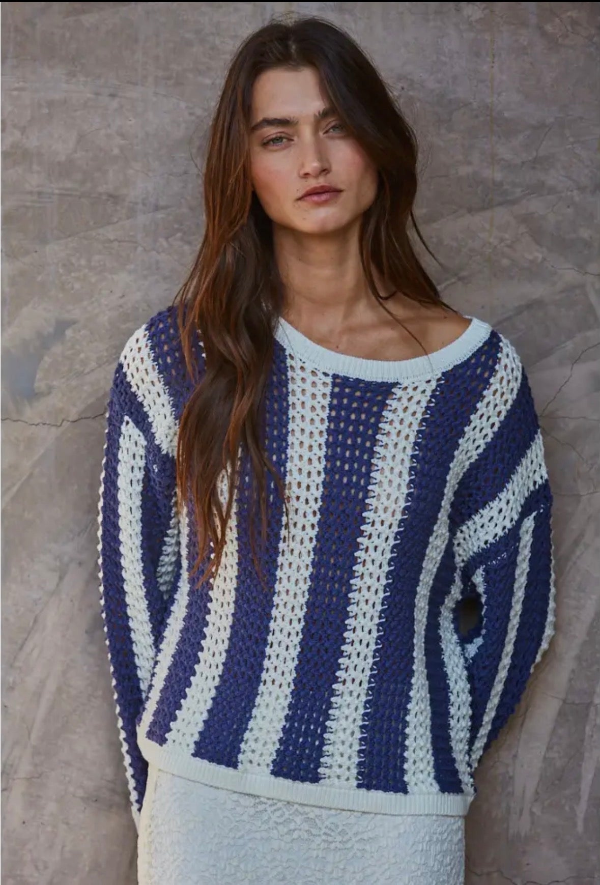 Callie Crochet Pullover