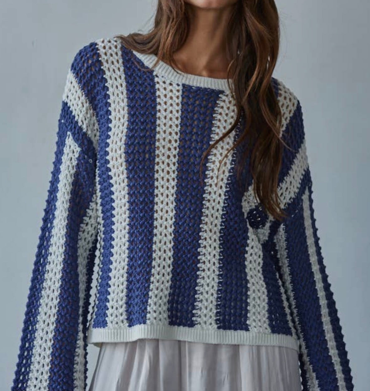 Callie Crochet Pullover