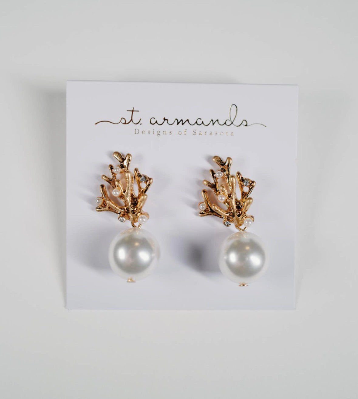 Coral Pearl Drops