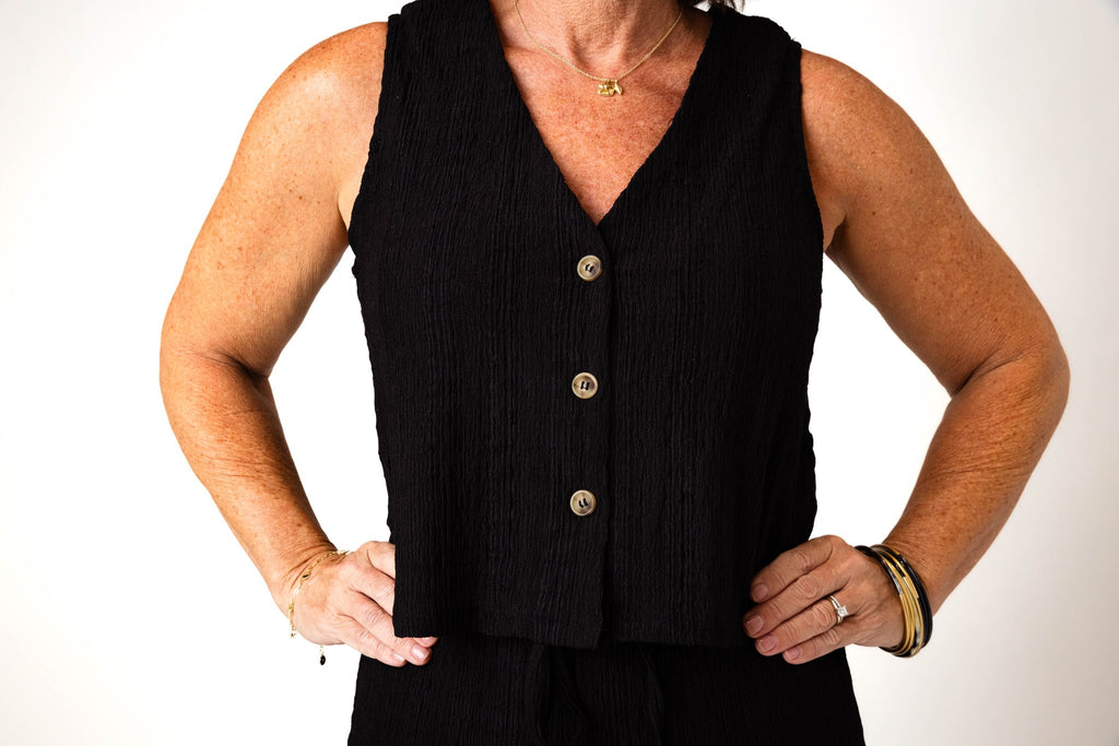 Sabrina Textured Top