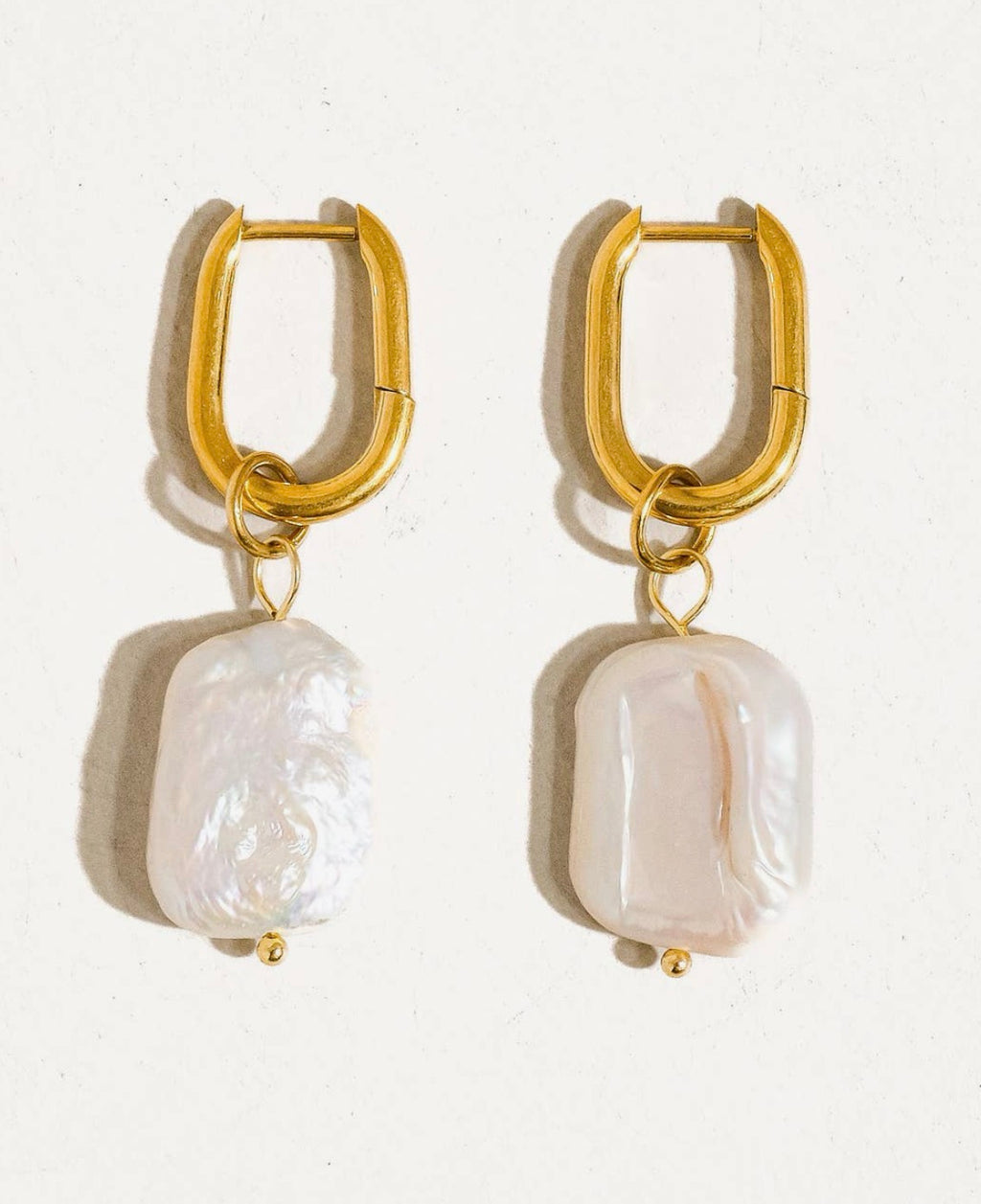 Zaina Pearl 18K Gold Earrings