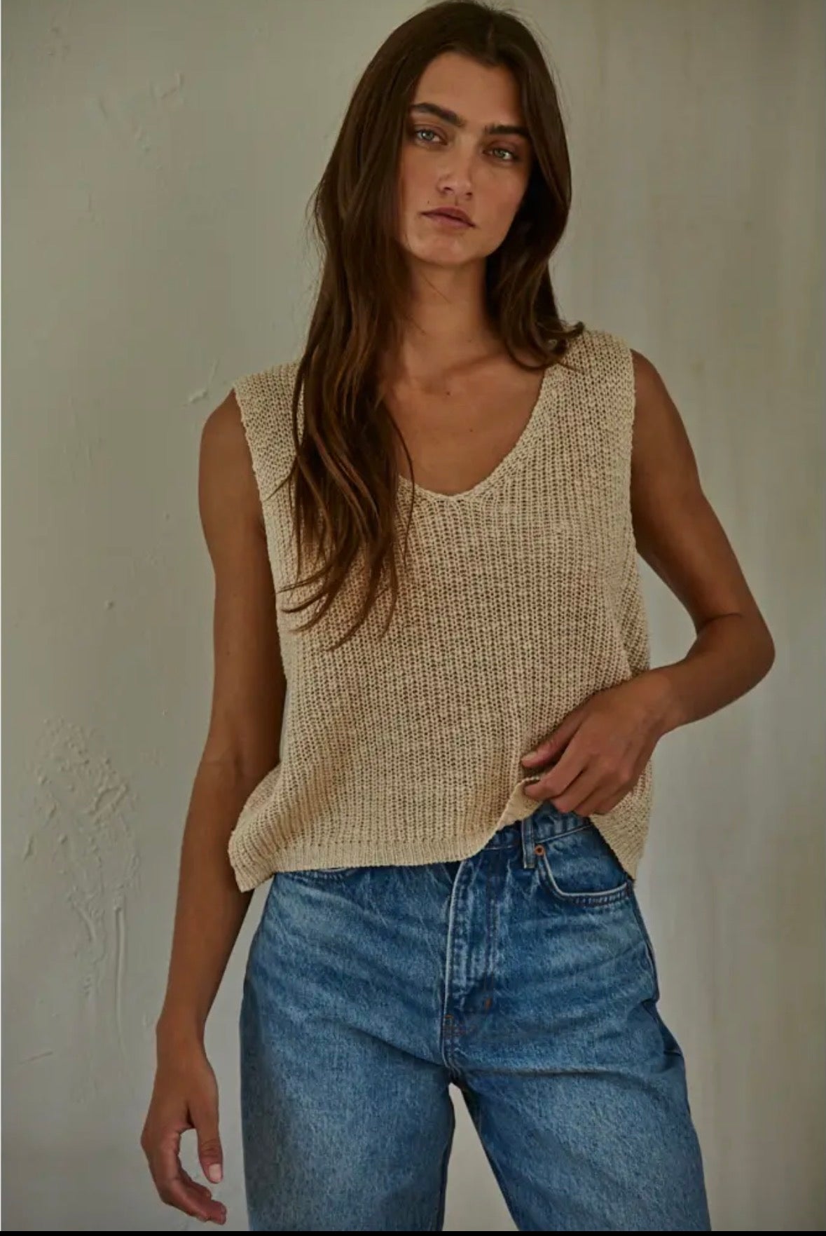 Carly Knit Sleeveless Top